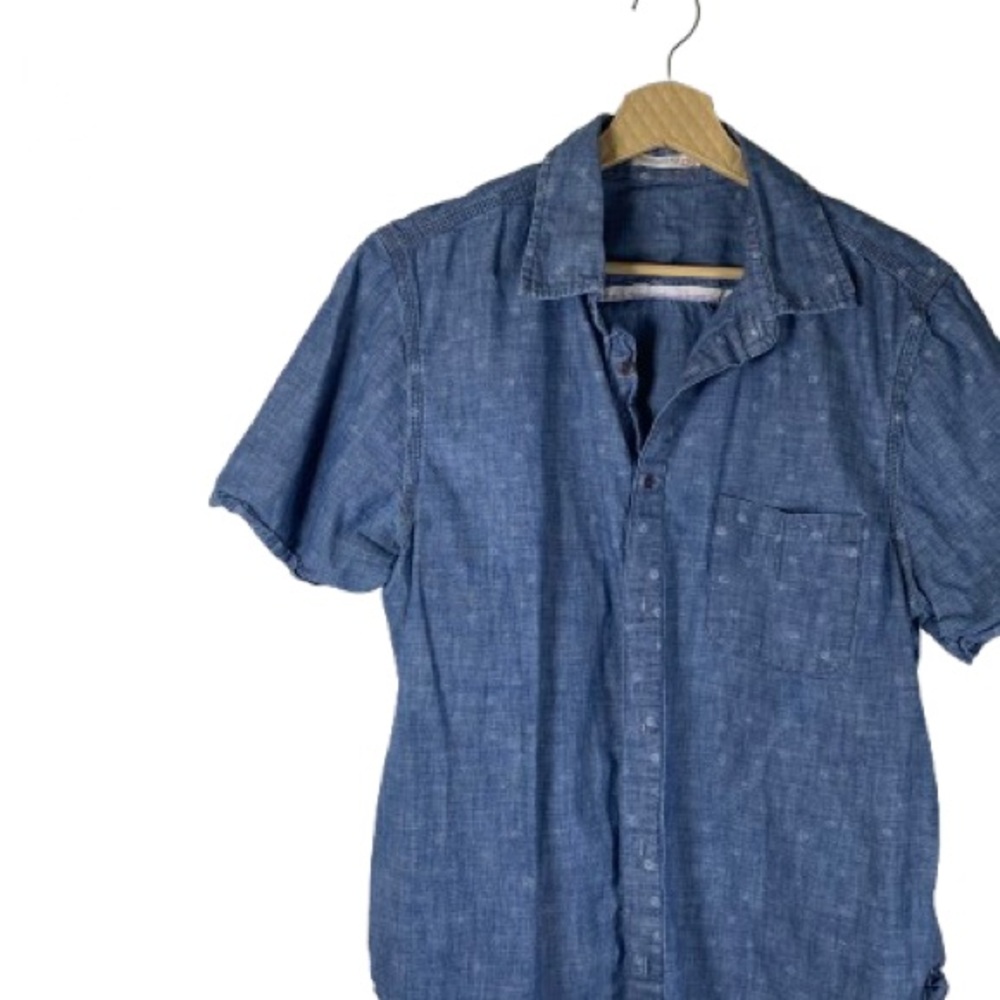 Alternative Men's Denim Blue Casual Shirt